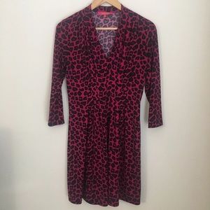 FINAL Catherine Malandrino Leopard Dress S  Print